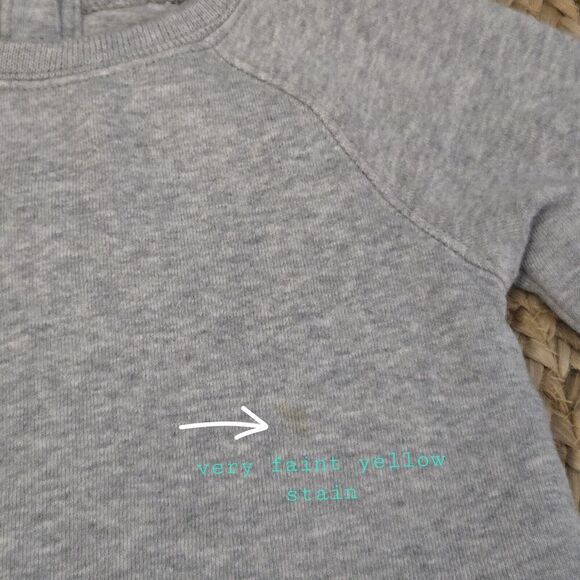 Burberry Girls Plaid Sweatshirt Dress Check Red Gray Baby Size 2T - Picture 3 of 6